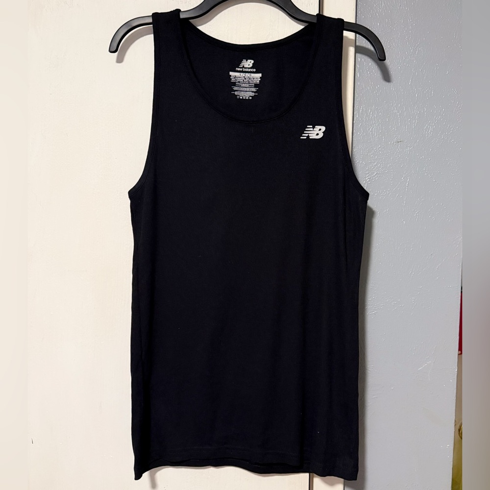 New Balance Men’s Ribbed Black Tank Top
